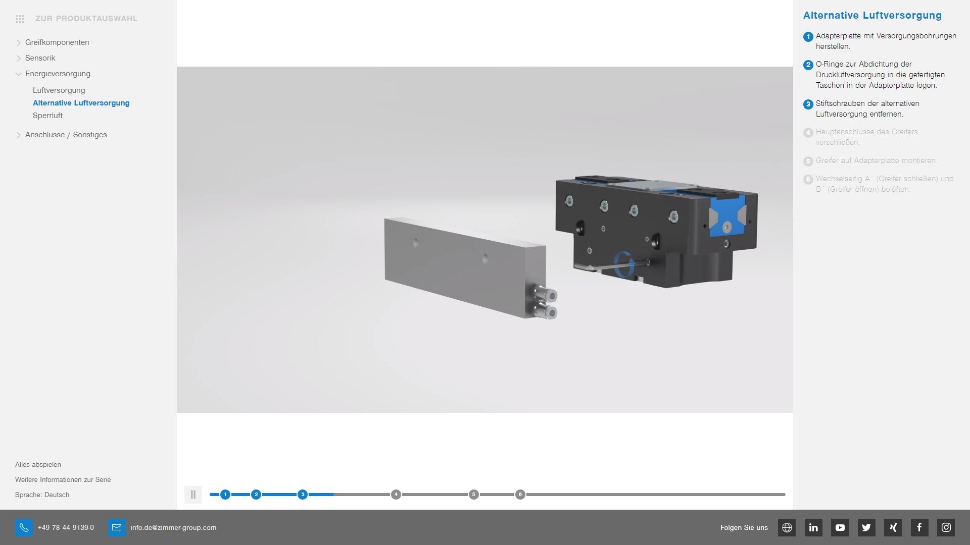 ZIMMER Digitale Montageanleitung